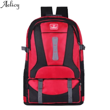 

Aelicy Fashion Large Capacity Mountaineering Backpack Men Hiking Sports Oxford Bag Student School Backpack Waterproof Bag NEW