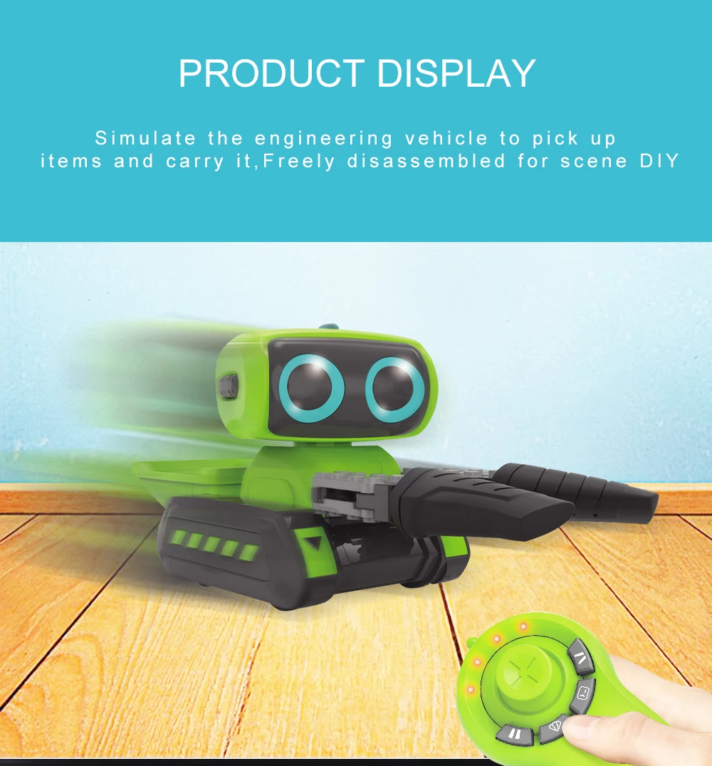 Инфракрасный на дистанционном управлении робот DIY монтажные щипцы для переноски робот Интеллектуальный космический транспорт родитель-ребенок Интерактивная игрушка