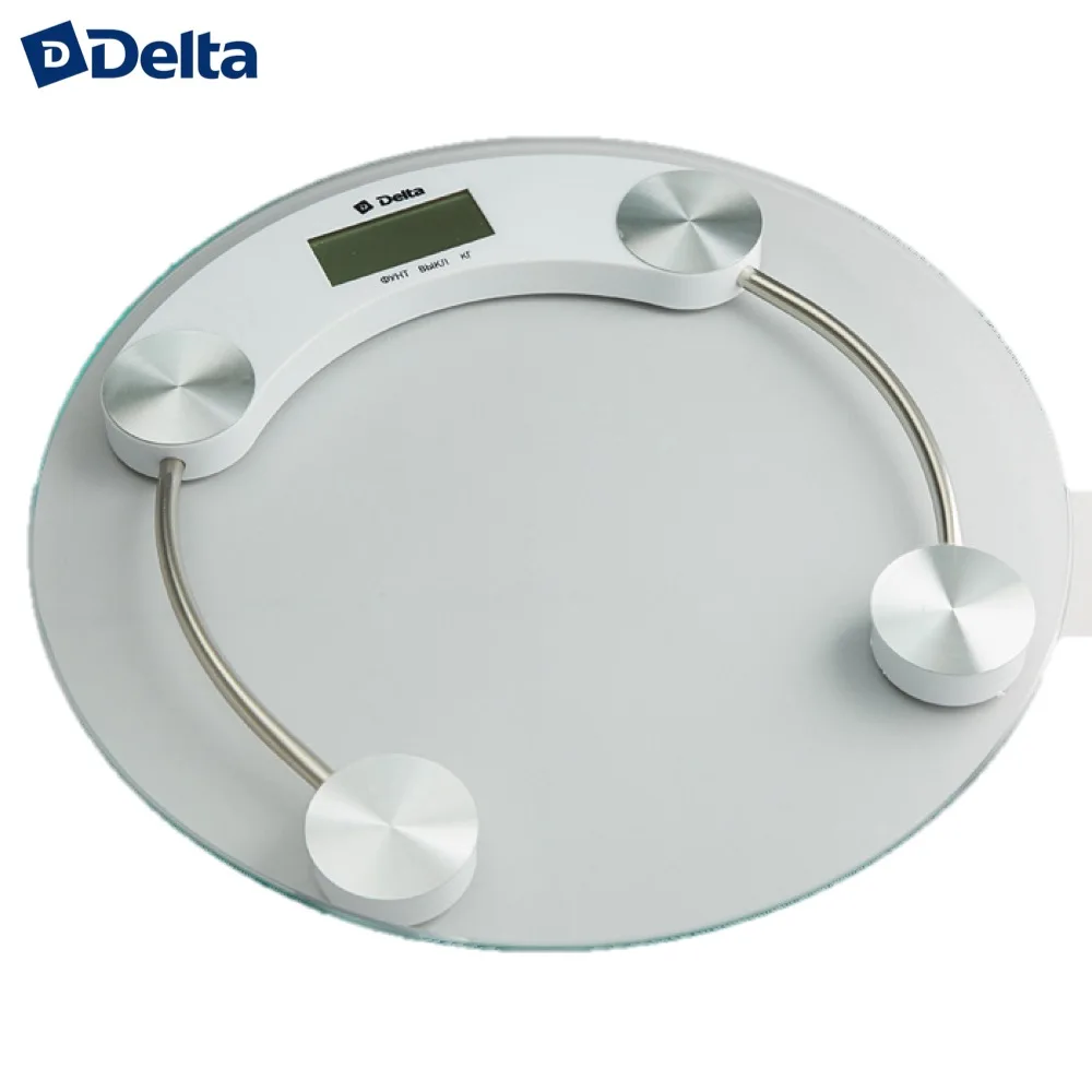 Весы для ванной комнаты DELTA "Стекло" электронные