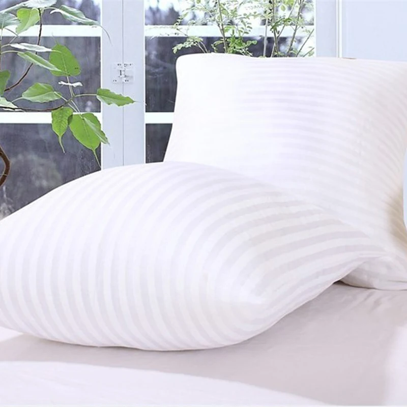 Полностью эластичная Белая Подушка в полоску, домашний текстиль, Автомобильная подушка, мягкая, 7 размеров, Подушка 45*45 см, 50*50 см