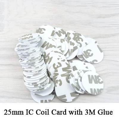 rfid coil ic card with 3m glue