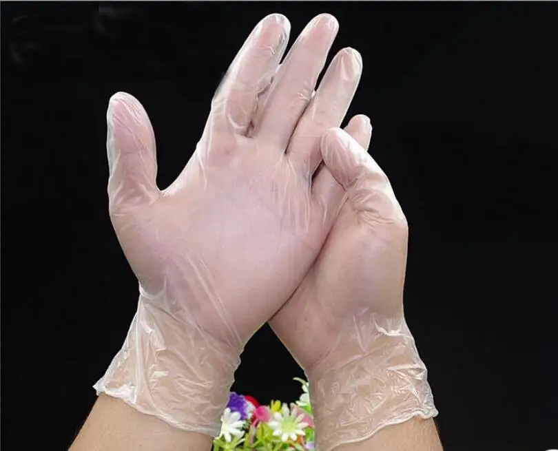 20 Clear PVC Gloves Household Cleaning Tools & Accessories Wholesale