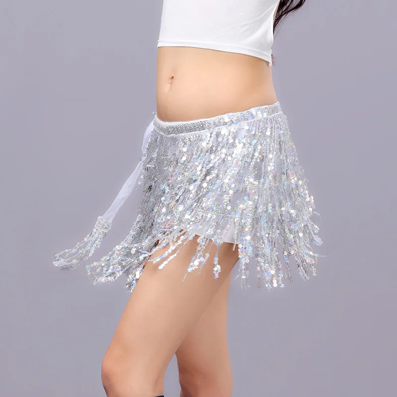 12 Colors Women Belly Dance Clothing Accessories Tassel Belts Belly Dance Hip Scarf Sequins Belt 12 Colors Women Belly Dance Clothing Accessories Tassel Belts Belly Dance Hip Scarf Sequins Belt