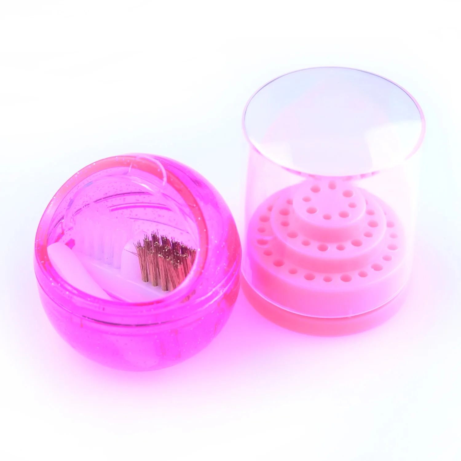 

Nail Drill Bit Acrylic Box Display Stand Container Tools for 3/32" Bit Drill Exhibition Electric Manicure Drills Accessories