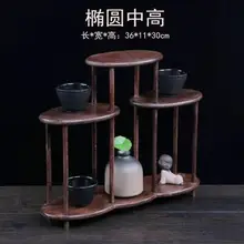 Натуральное Куриное Крылышко, деревянные, овальные среднего стиля, полки из цельного дерева curio, орнамент маятника