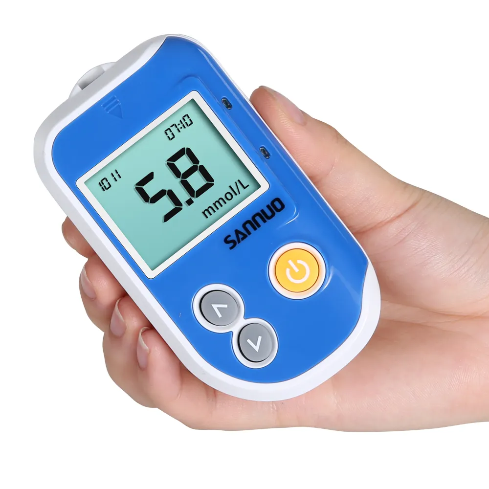 free-code-blood-glucose-meter-sannuo-ga-6-with-strips-lancets-medical