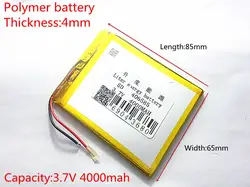 406585 3,7 V 4000 mAh литий-полимерный Батарея с защитой борту для планшетных ПК U25GT Бесплатная доставка