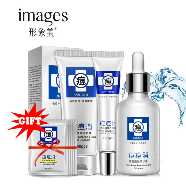

Anti Acne Treatment Acne Scars Set Anti Acne Removal Gel Whitening Moisturizing Scar Shrink Pores Set facial skin care set