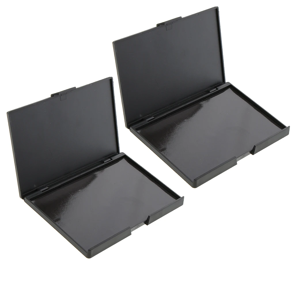  2pcs Empty Magnetic Palette Box For Eyeshadow Powder Makeup Case