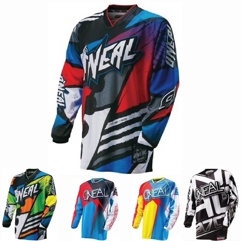 2018 новый зеленый красный черный Moto GP Горный велосипед Мотокросс Джерси BMX DH MTBcycling