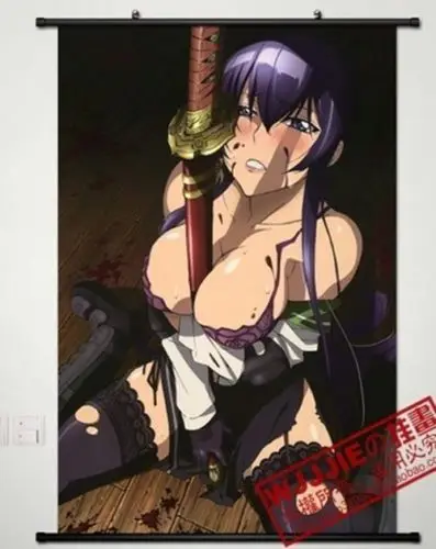 

High School of the Dead Saeko Wall Poster Scroll Home Decor Anime Cosplay