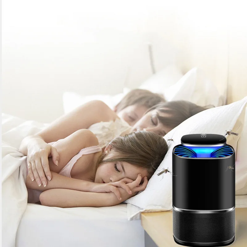 USB Powered Mute Chemical-Free электронные лампы против насекомых без запаха Крытый ошибка Zappers репеллент ловушка лампа ABS
