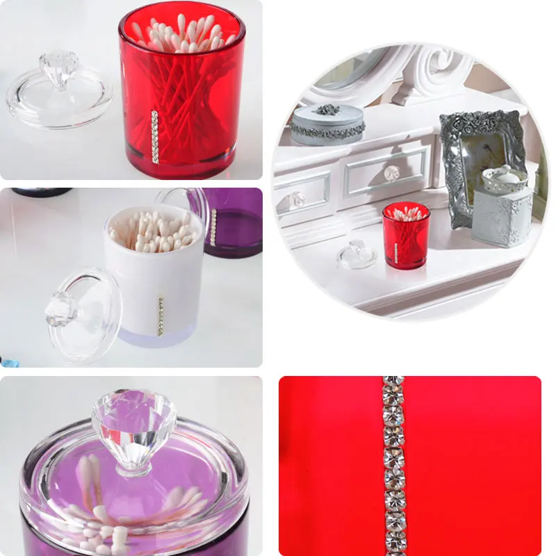 

Acrylic Toothpick Dispenser Cotton Bud Tip Stick Container Box Holder Swabstick Case Can MAL999