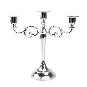 

Metal Candlestick Candle Holder Candelabra for Wedding Candlestick Decoracion Para Iglesia Candy Bar Center Pieces 3DZT140