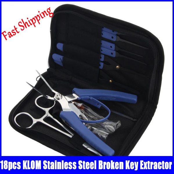 

Locksmith Tool pack Broken Keys Kit Easily take The Broken Keys Out Of Lock free shipping