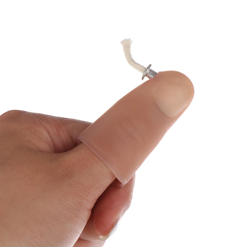 

Magic Tricks Illusion Prop Candle Flame Movement Fire Rubber Finger Thumb Close Up Street Magic Toy Accessories