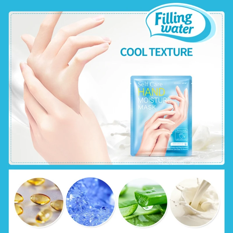 Nourishing Self Care Hand Moisture Mask Smoothening Whitening Moisture Milk Skin Care Beauty Gifts For Girls And Women