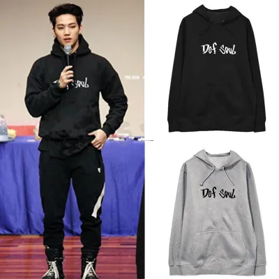 

New Kpop GOT7 JB the Same Korean Version Autumn and Winter Women Hoodie Pullover Long Sleeve Hoody with Hat