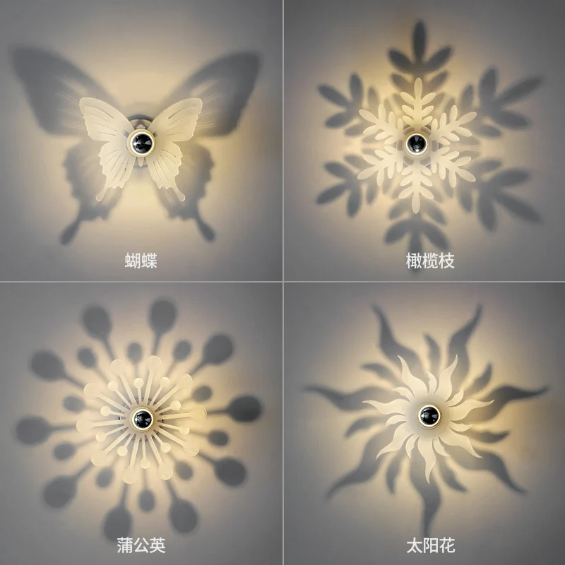 

E27 Ceiling Lamp Acrylic Living Room Foyer Light Home Lights minimalist ceiling lights Creative cast shadow wall sconce KCL0004