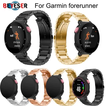 

Drop shipping Wrist band Metal Stainless Steel Watch Band Strap bracelet For Garmin Forerunner 220 230 235 630 620 735 watchband
