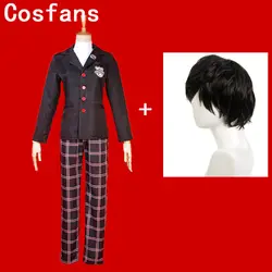 Косплэй костюмы аниме Игры Persona 5 Akira Kurusu для мужчин пальто Ren Amamiya куртка Хэллоуин для женщин школьная форма унисекс