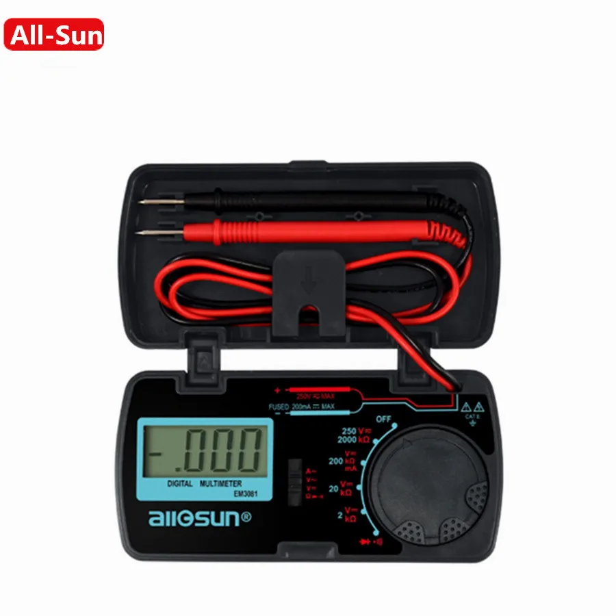 Цифровой мультиметр All Sun EM3081 для измерения постоянного и переменного напряжения