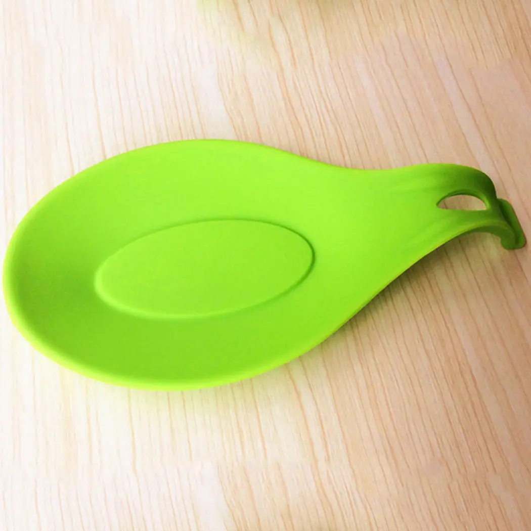 Новейший шпатель инструмент коврик для ложки кухонный взбиватель яиц гаджет держатель посуды силиконовый коврик части посуды