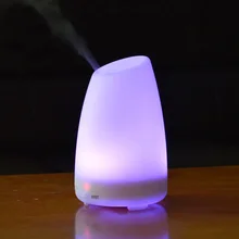 Увлажнитель воздуха Ароматизатор воздуха увлажнитель с изменением 7 цветов светодио дный огни электрическая ароматерапия эфирное масло диффузор 100 мл