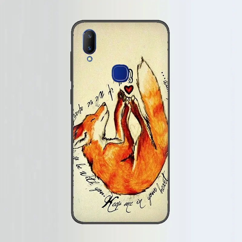 Хитрой лисы Мягкий ТПУ чехол для телефона VIVO X30 IQ00 S5 всего контура NEX 3 Y11 V15 V11 Pro V9 V7