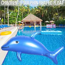 100X50 см надувные изделия для Плавания Надувной Дельфин в форме плавательная игрушка портативная пляжная Ванна игрушка для детей детские летние водные игрушки