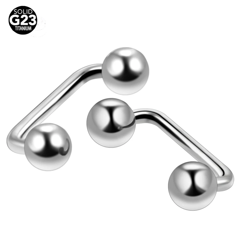 

1PC G23 Grade Titanium Surfacel Barbell Surface Diver Piercing tan belly ring