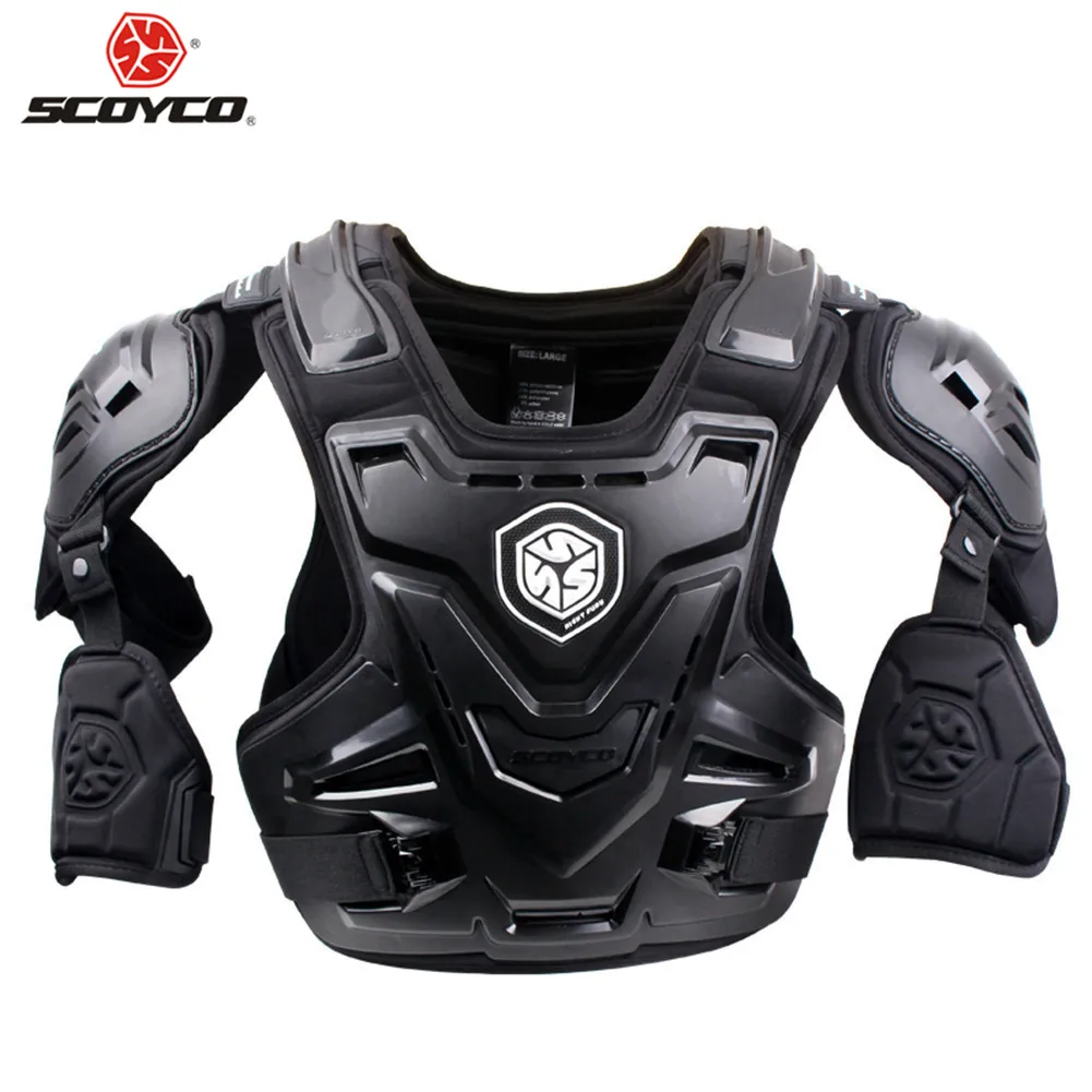 

SCOYCO CE Approved Protection Motorcycle Body Armor Motocross Moto Cross Equipment Clothing Back Vest Goods Gear Chest Armour