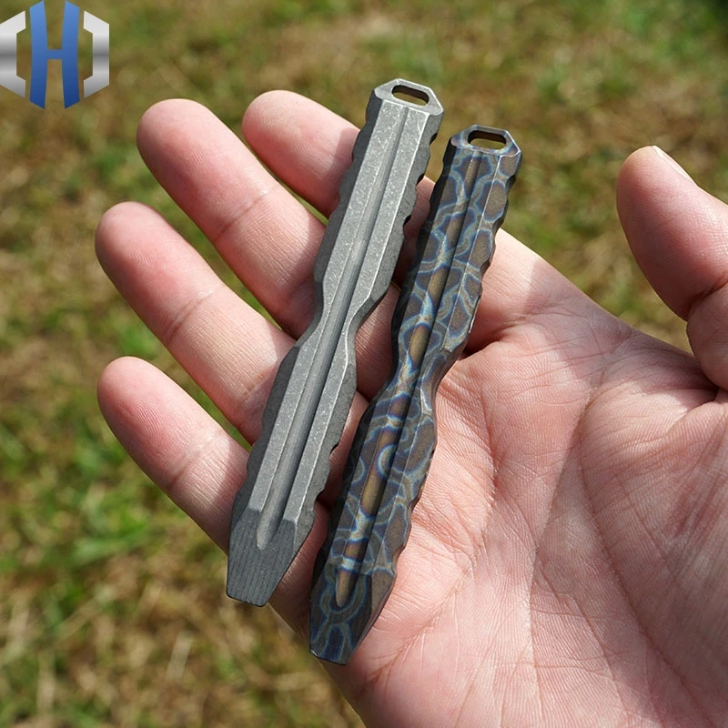 

Titanium Alloy Crowbar Multi-function Tool With EDC Broken Window Survival Self-defense Gadget Outdoor