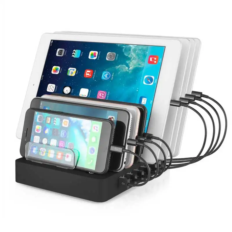 Подставка с несколькими usb портами для Samsung iphone qc3.0 быстрая зарядная станция huawei