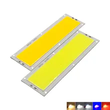 Огромный продвижение 120*36 мм COB светодиодный лампы 12В 10 Вт 1000LM светильник на светодиодах красные, синие Теплый Холодный белый светодиодный светильник для дома автомобильный светильник Инж