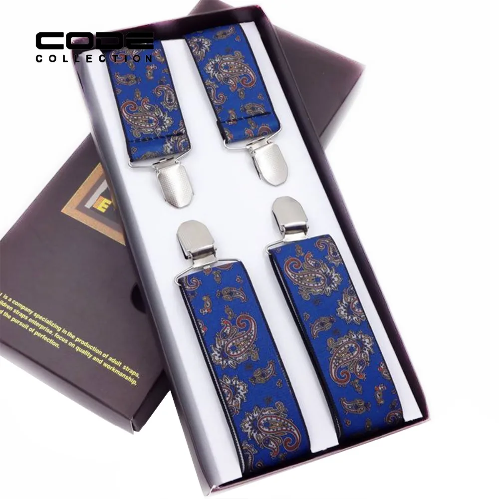 

Fshion Business Solid Elastic Shirt Suspender 4 Clip 3.5cm For Men Classic Simple Brace For Male Clothing Accessories