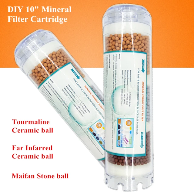 DIY 10" Mineral Filter Cartridge Mineral Weak Alkaline Water For RO