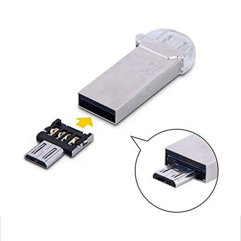 10 шт. мини USB флэш-диск U диск 5pin Micro USB OTG кабель otg адаптер конвертер для Xiaomi samsung HuaWei MicroUSB телефон планшет