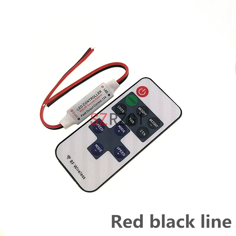 Светодиодная полоса светильник Mini 11 Key RF удаленный беспроводной контроллер для