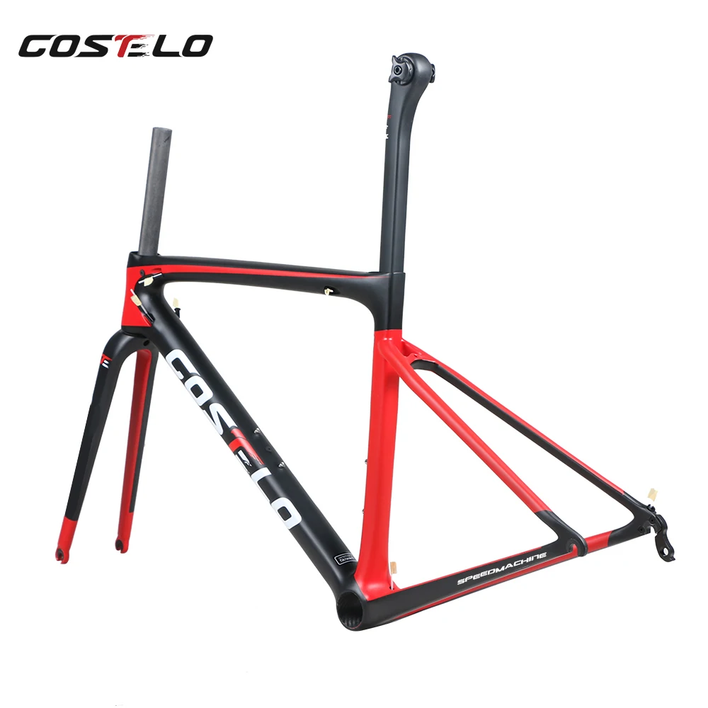 Cheap 2019 Costelo Speedmachine 3.0 ultra light 790g disc carbon fiber road bike cycling frame bicycle bicicleta frame  cheap frame 3