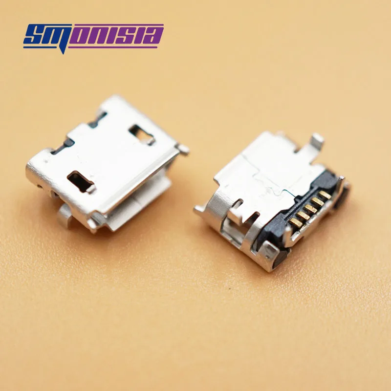 

Smonisia Small Horn Micro USB Plug Socket Data Connetor for Repairing Mobile Phone Notebooks