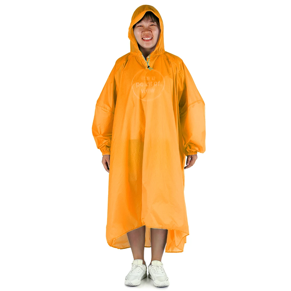 Hiking Jackets Outdoor Backpack Cover Coated Nylon Raincoat Soft Rain