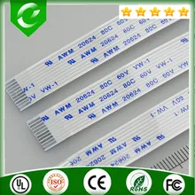 Высокое качество Лидер продаж awm 20624 1.0 мм 10pin 70 мм длина тип b электронные Гибкий плоский кабель FFC 5 шт./лот