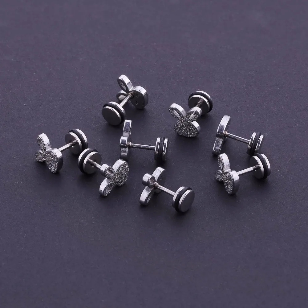 

20PCS/PACK cute earring little bunny rabbit fashion lovely stud earrings for kids girls women