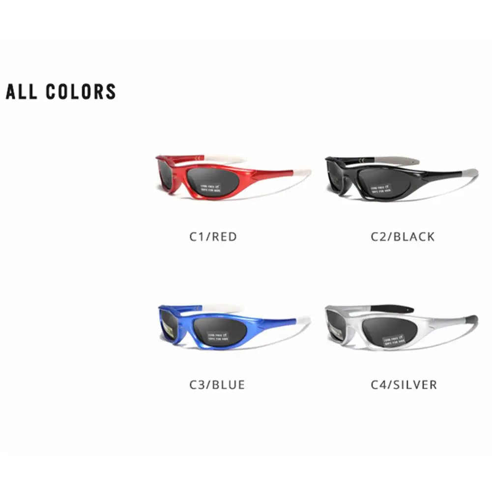 Детские поляризованные солнцезащитные очки для девочек и мальчиков, крутые спортивные очки, милые детские силиконовые защитные UV400 Солнцезащитные очки
