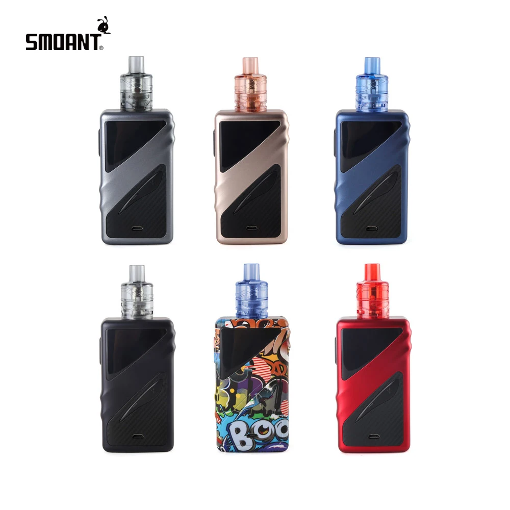 

Original 200W Smoant Taggerz Kit wi/ 2ml Taggerz Disposable Tank 0.96 Inch OLED Screen Easy Top Refill Ecig Vape Kit VS Drag 2