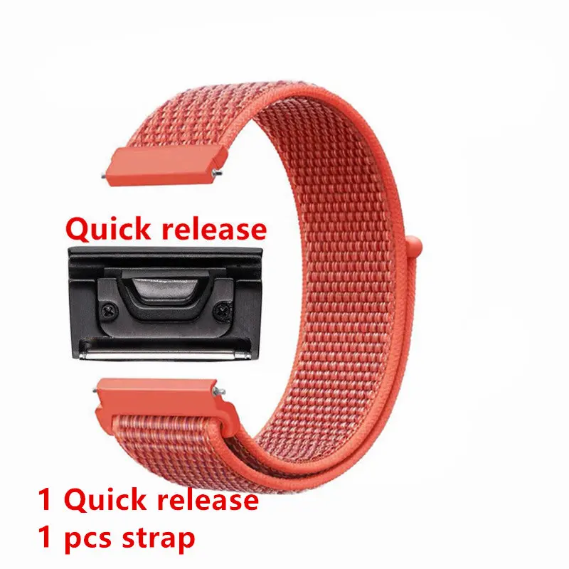 26 мм быстросъемный нейлоновый ремешок на липучке для Garmin Fenix 3/Fenix 3 HR/Fenix zafiro/Fenix