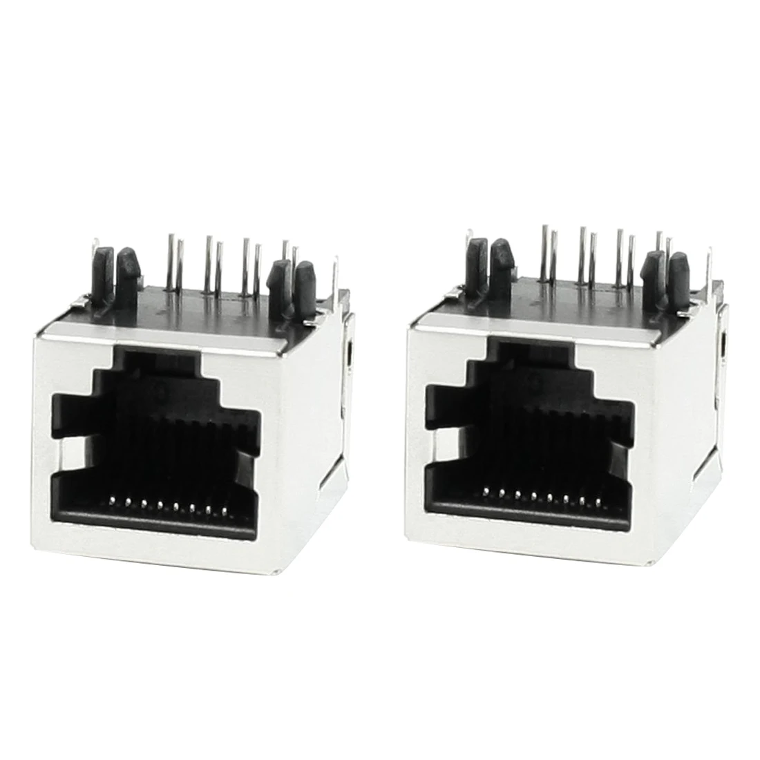 

Practical Right Angle Pin 8P8C RJ45 PCB Jack Female Modular Network Connector 25Pcs