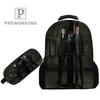 

Custom 17inch supernatural- Backpacks Pen Bags 3D Printing School Women Men Travel Bags Boys Girls Book Computers Bag#1031-01-53