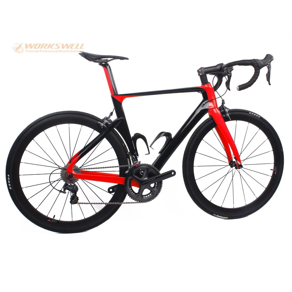 Flash Deal 2016 Full Carbon Road Bike Complete Road Bike with 50mm assemble with 6800 11 Speed Groupset Free shipping 4